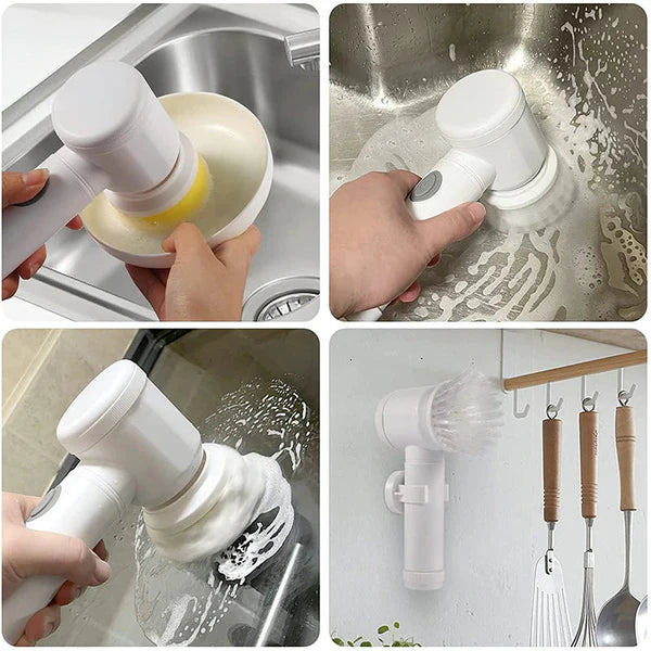 Escova de Limpeza Elétrica Recarregável com Rotação - Melhor Opção