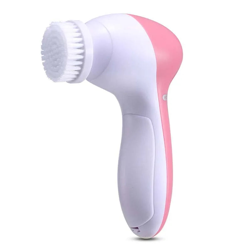 5 em 1 Escova e Massageador Facial Multifunção - Cuidado Suave para a Pele