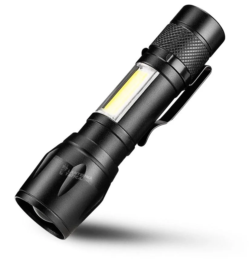 Mini Lanterna Tática Militar Recarregável USB - Super LED Zoom