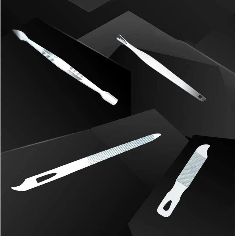 Kit Cortador de Unha Completo Manicure (12 Peças) - Aço Inoxidável - Melhor Opção