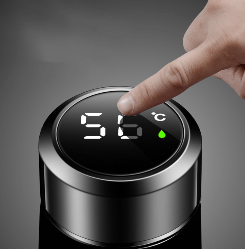 Garrafa Térmica Inox Inteligente com Sensor de Temperatura Digital - Melhor Opção