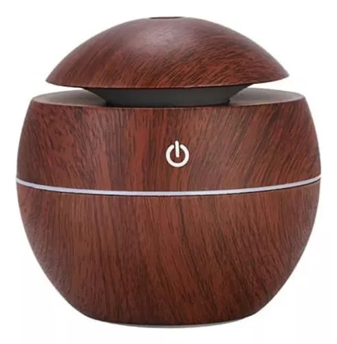 Mini Umidificador de Ar e Aromatizador de Ambientes Tipo Madeira - Melhor Opção