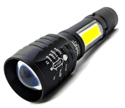 Mini Lanterna Tática Militar Recarregável USB - Super LED Zoom