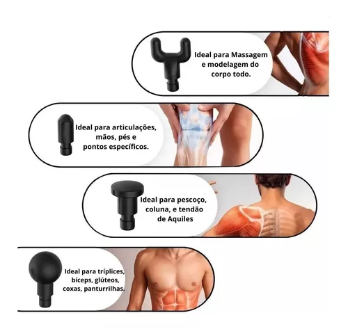 Massageador Elétrico Profissional 4 em 1 - Melhor Opção